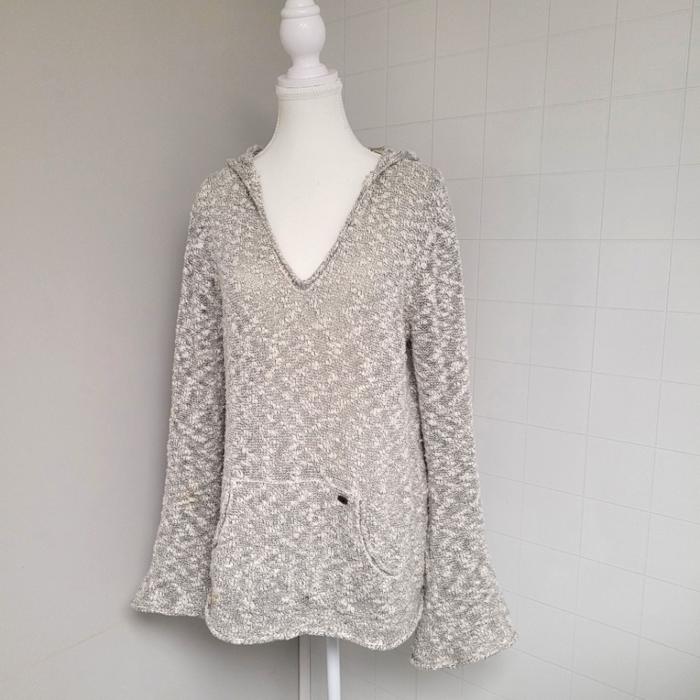 Roxy - loose knit hooded sweatshirt